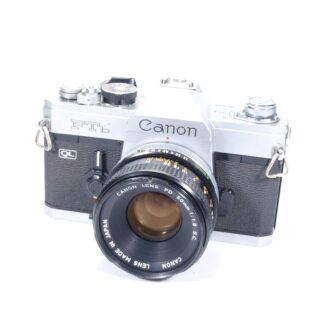 Canon FTb QL + FD 50mm f/1.8 Chrome Nose