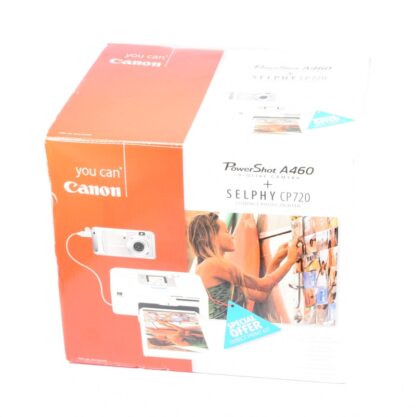 Canon PowerShot A460 + SELPHY CP720 jak nowy