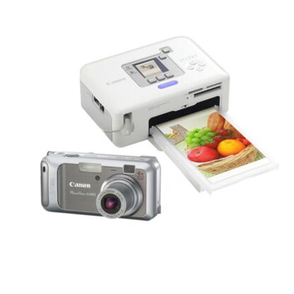 Canon PowerShot A460 + SELPHY CP720 jak nowy - obrazek 2
