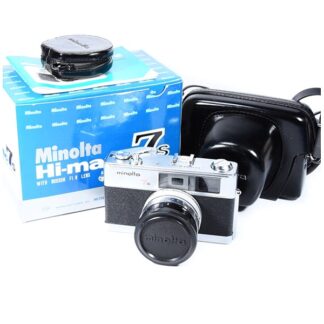 Minolta HI-MATIC 7s ROKKOR 45mm f/1.8 mint BOX