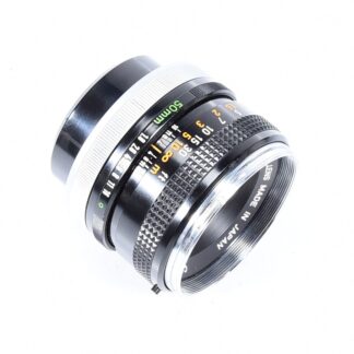 Canon FD 50mm f/1.8 chrome nose