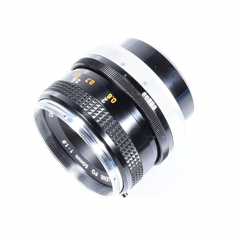 Canon FD 50mm f/1.8 chrome nose - obrazek 2