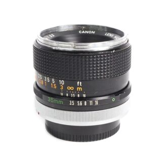 Canon FD  35mm f/3.5 chrome nose