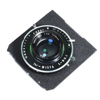 Nikkor-Q 105mm f/3.5 COPAL S-No. 1 + płytka