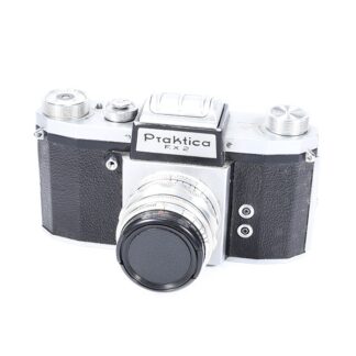 Praktica FX2 + Carl Zeiss Tessar T 50mm f/2.8 12-listkowa przysłona
