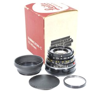 Leica SUMMICRON-C 40mm f/2 / Leica M box