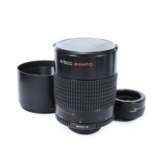 MC RUBINAR 500mm f/8 Macro Mirror Lens + tele 2x / M42