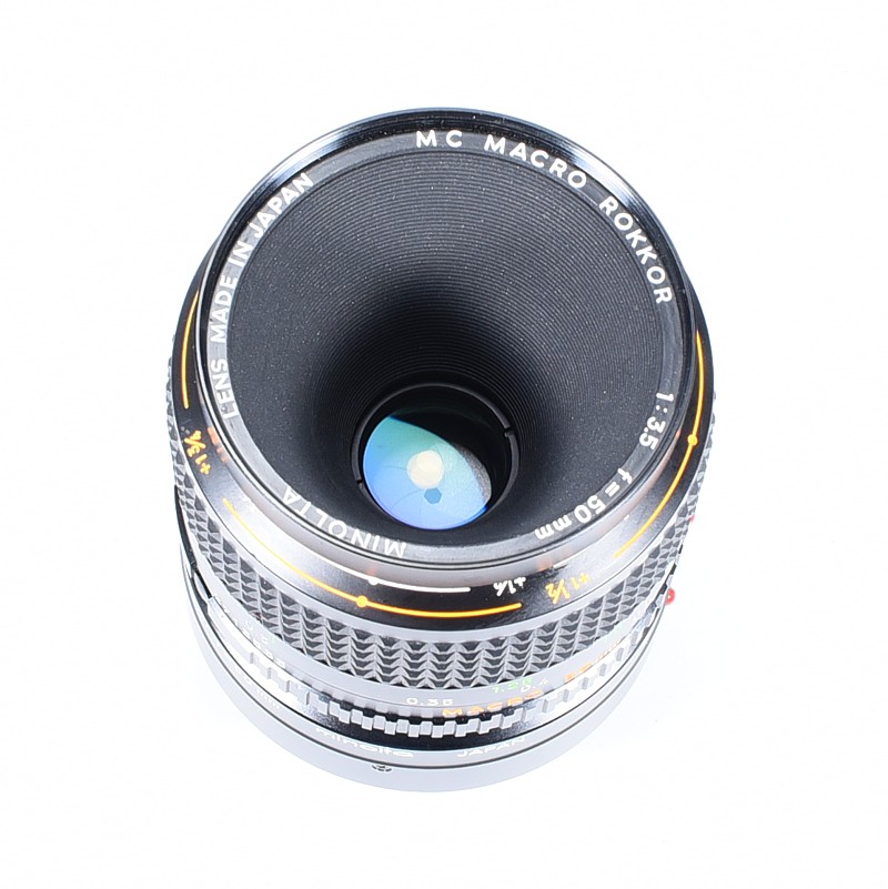 Minolta MC MACRO ROKKOR 50mm f/3.5 + adapter 1:1 - obrazek 4