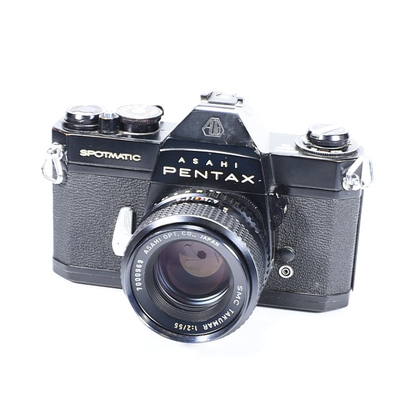 Pentax Spotmatic SP II black + Takumar 55mm f/2