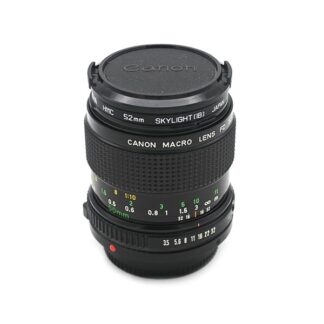 Canon FD  50mm f/3.5 MACRO (nFD) + EXTENSION TUBE FD 20