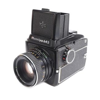 Mamiya m645J + Sekor C 80mm f/2.8 kominek