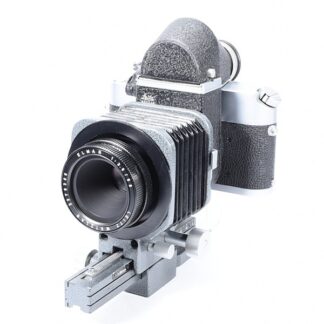 Leica MDa + ELAMR 65mm f/3.5 + Bellows II + Visoflex II zestaw makro